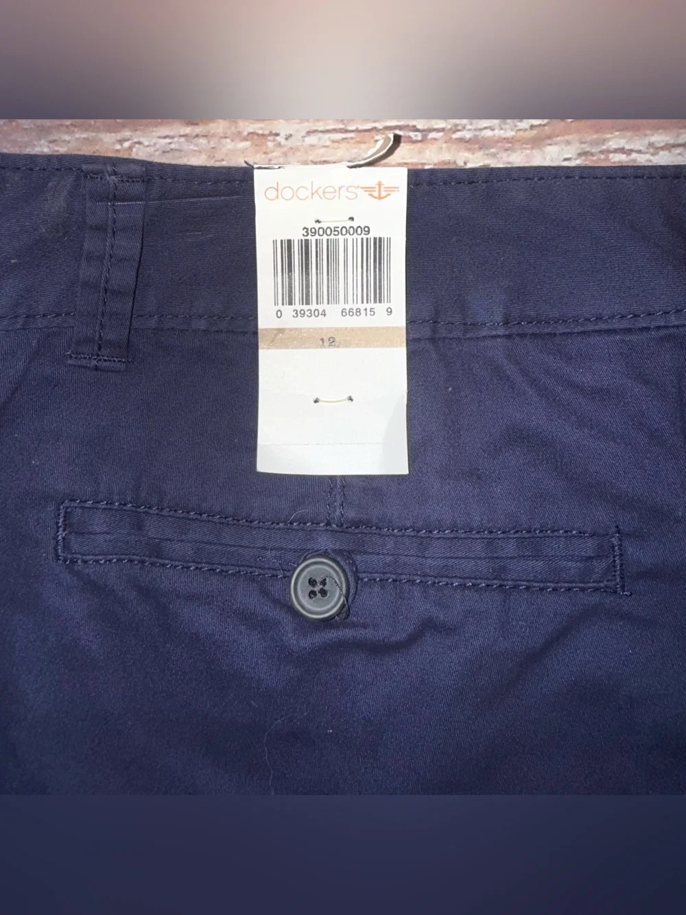 Dockers Women’s  Navy Slimming Chino Shorts